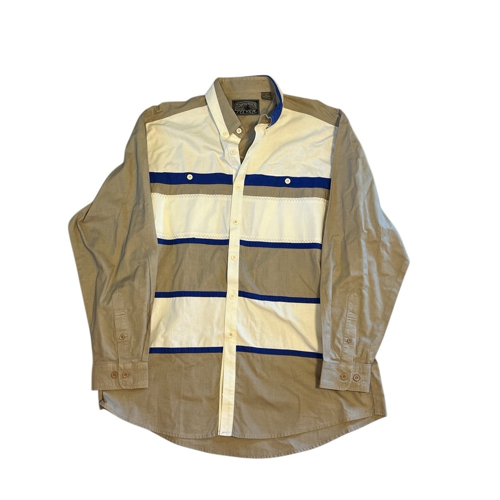 Spindle River Shirt Mens X-Large Colorblock Southwestern Style Western Rodeo
